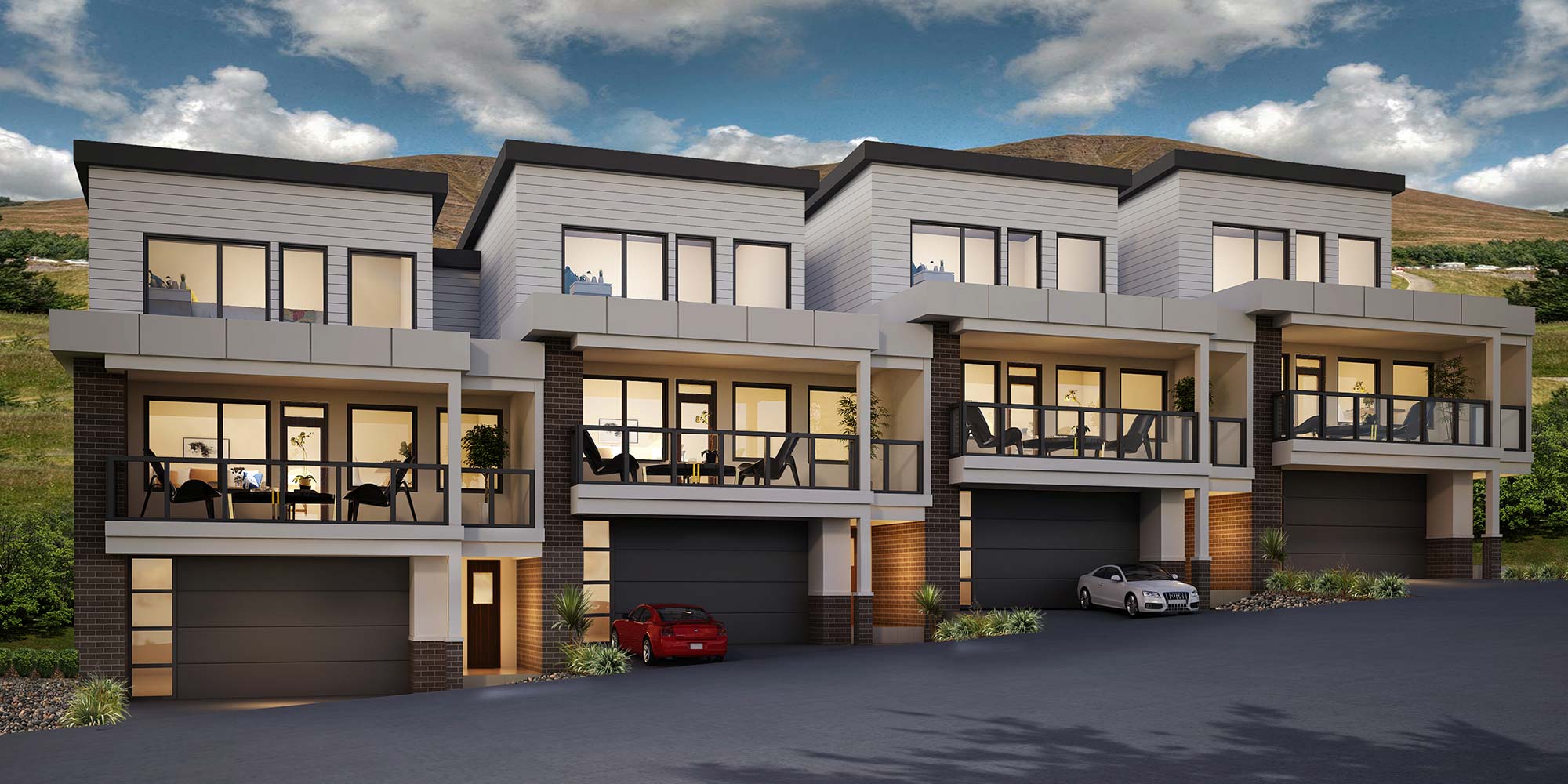 Infinity in Vernon - Ambrosia Townhome Rendering